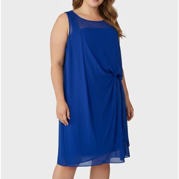 Lane Bryant Dresses & Skirts - Lane Bryant Womens Size 18/20 Royal Blue Sleeveless Dress Poly Spandex